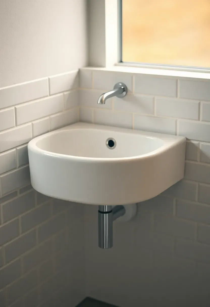 Tension rod installed inside a bathroom cabinet with cleaning spray bottles hanging by their triggers — clever no-drill under-sink storage