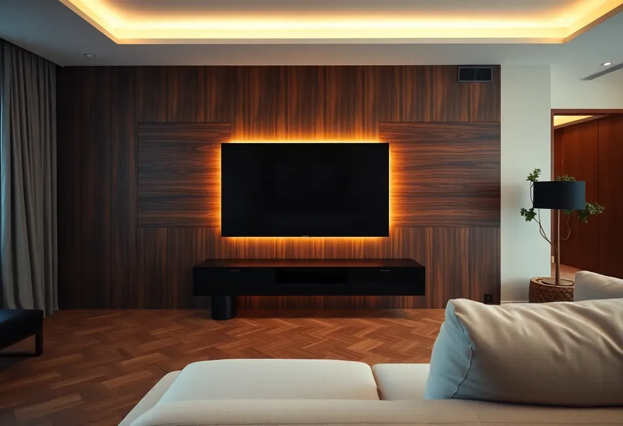 17 Accent Wall Behind TV Ideas to Frame Your Screen in Style
