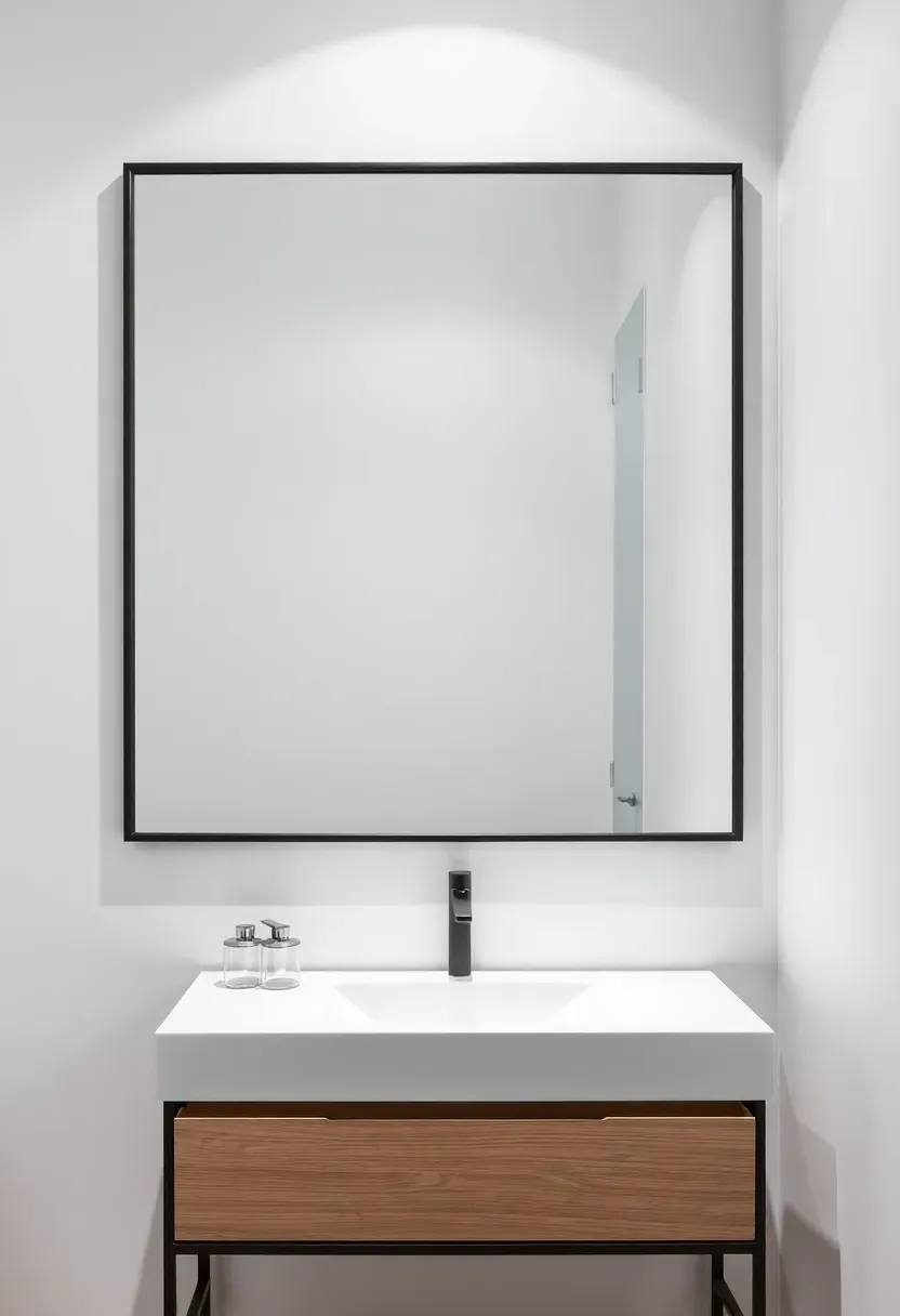 Framed mirror upgrade