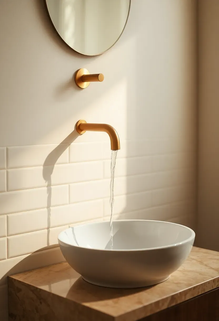 Wall-mounted faucet for clean lines