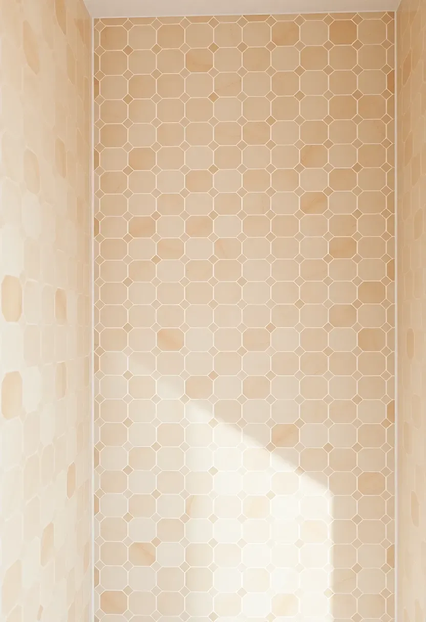 Botanical print removable peel-and-stick wallpaper accent wall behind toilet in a small renter bathroom — no paste needed