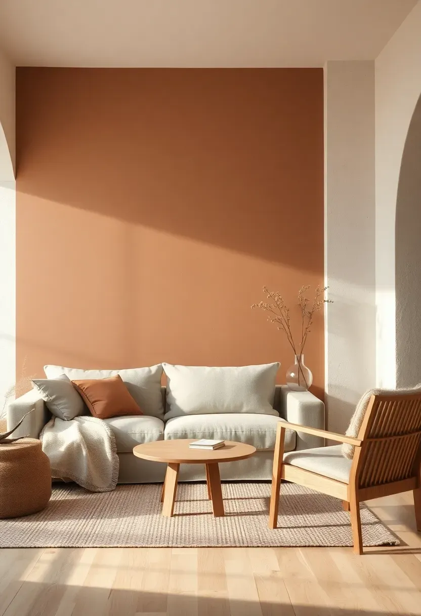 Earth-Tone Color Blocking for Depth