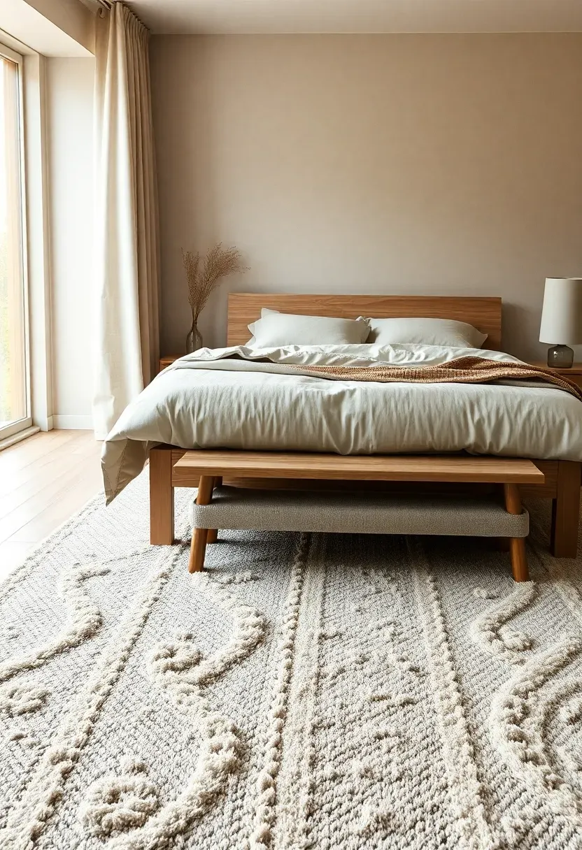 Wool layers with a quiet bench zone