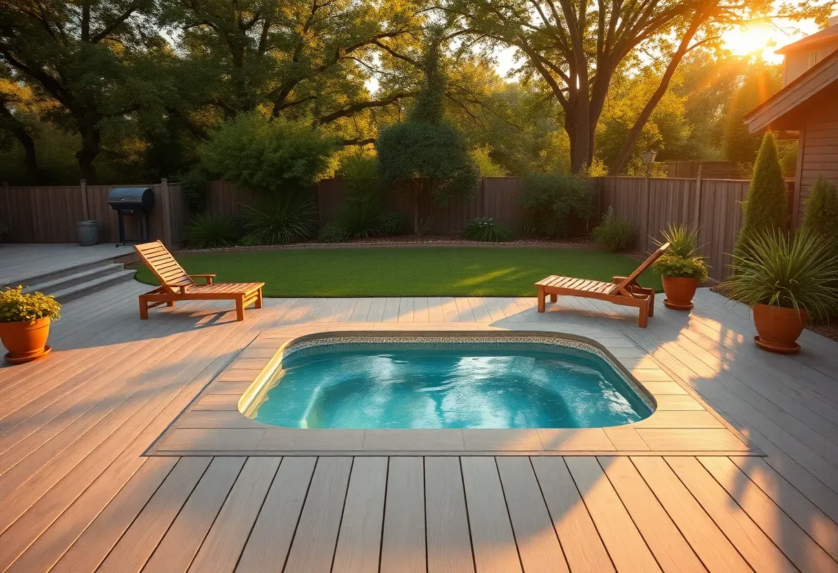 25 Backyard Swim Spa Deck Ideas