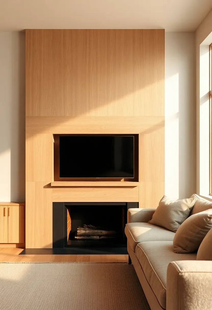 Sliding panel to conceal the TV wall