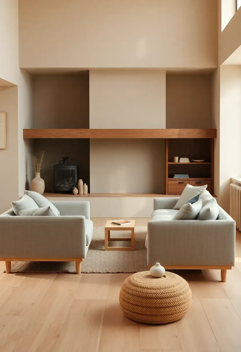 Future-proof modular layout around the hearth