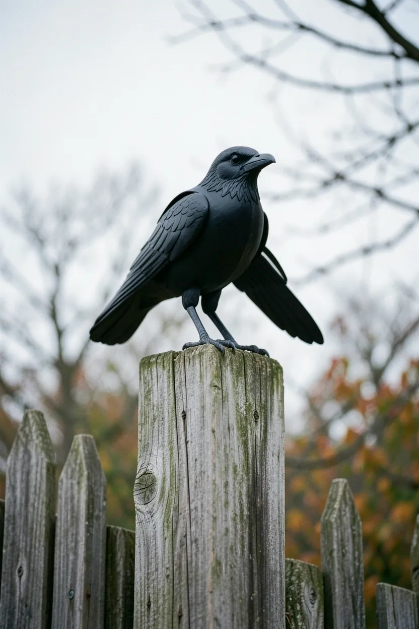 19. Elegant Crow Decor
