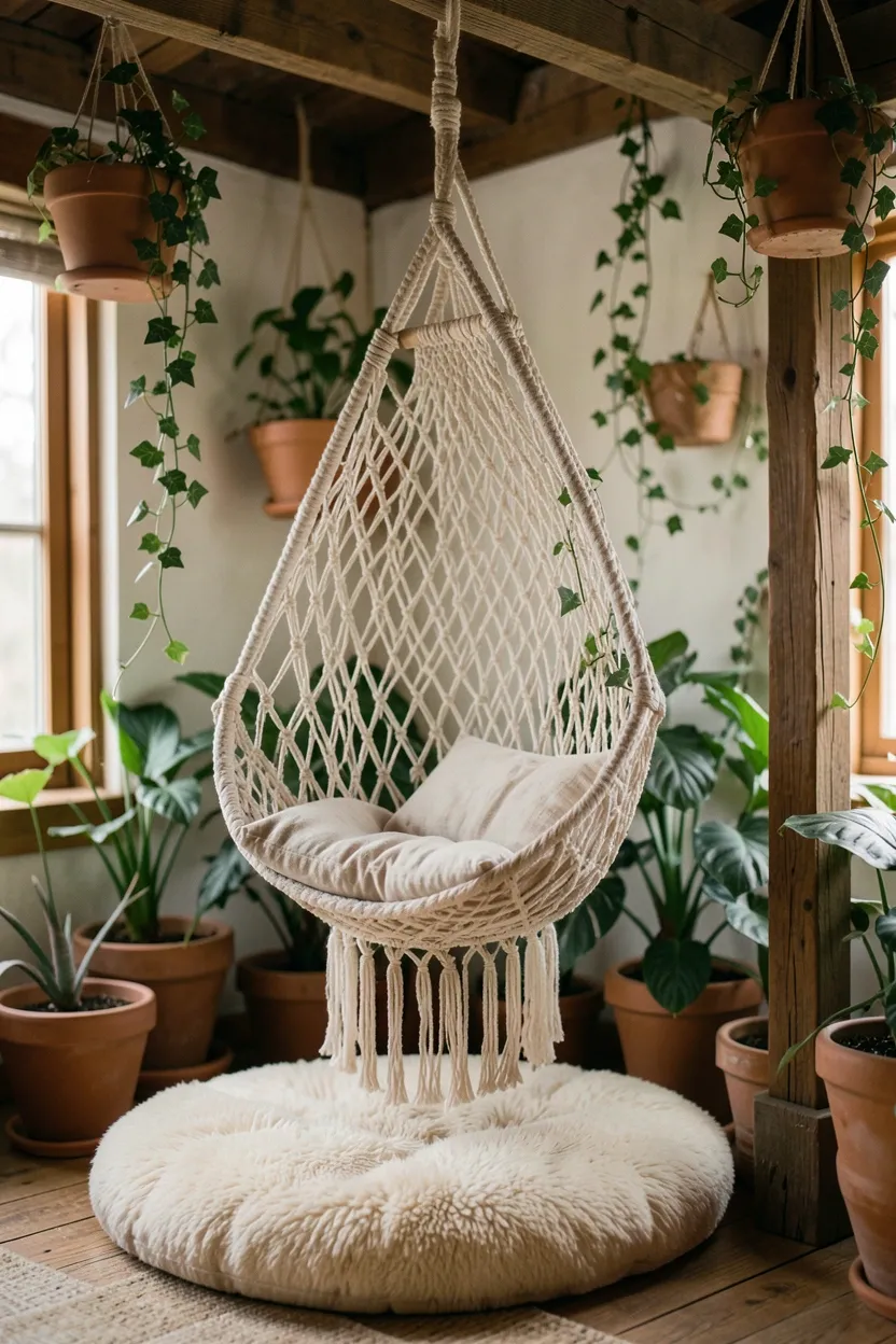Macrame Hanging Chair Sanctuary