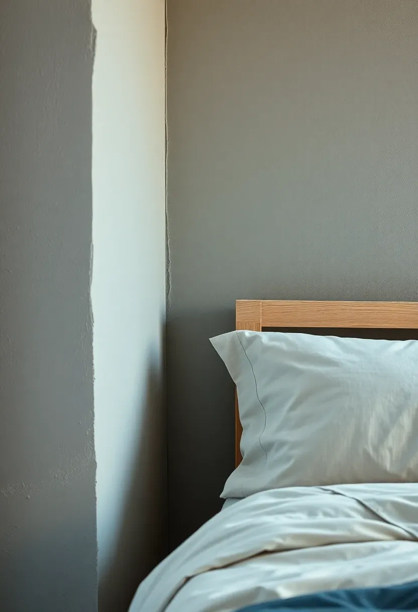 Textured plaster in dusk blue