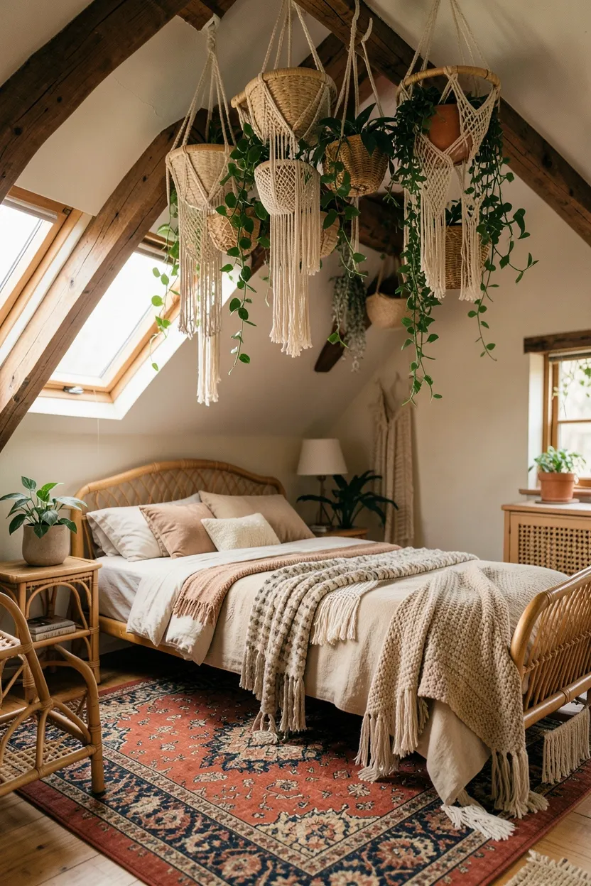 Bohemian with Hanging Plants