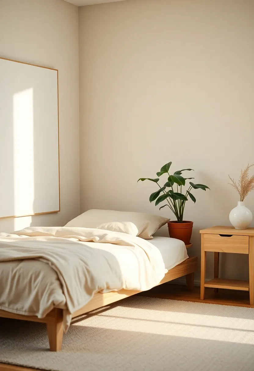 Quiet art-and-plant duo for gentle life