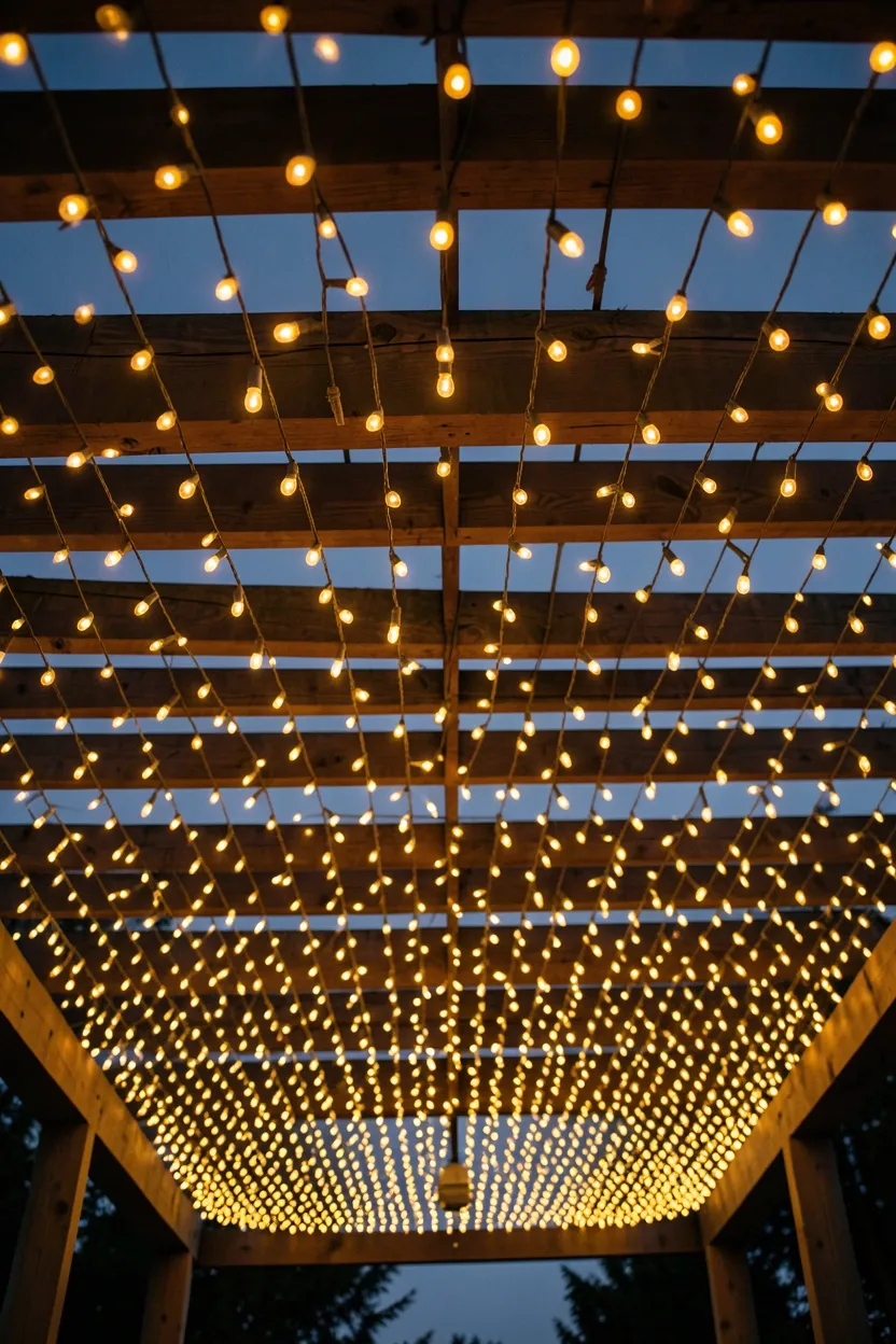 Bistro String Light Curtain