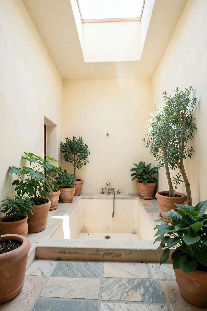 Mediterranean Courtyard-Inspired Space