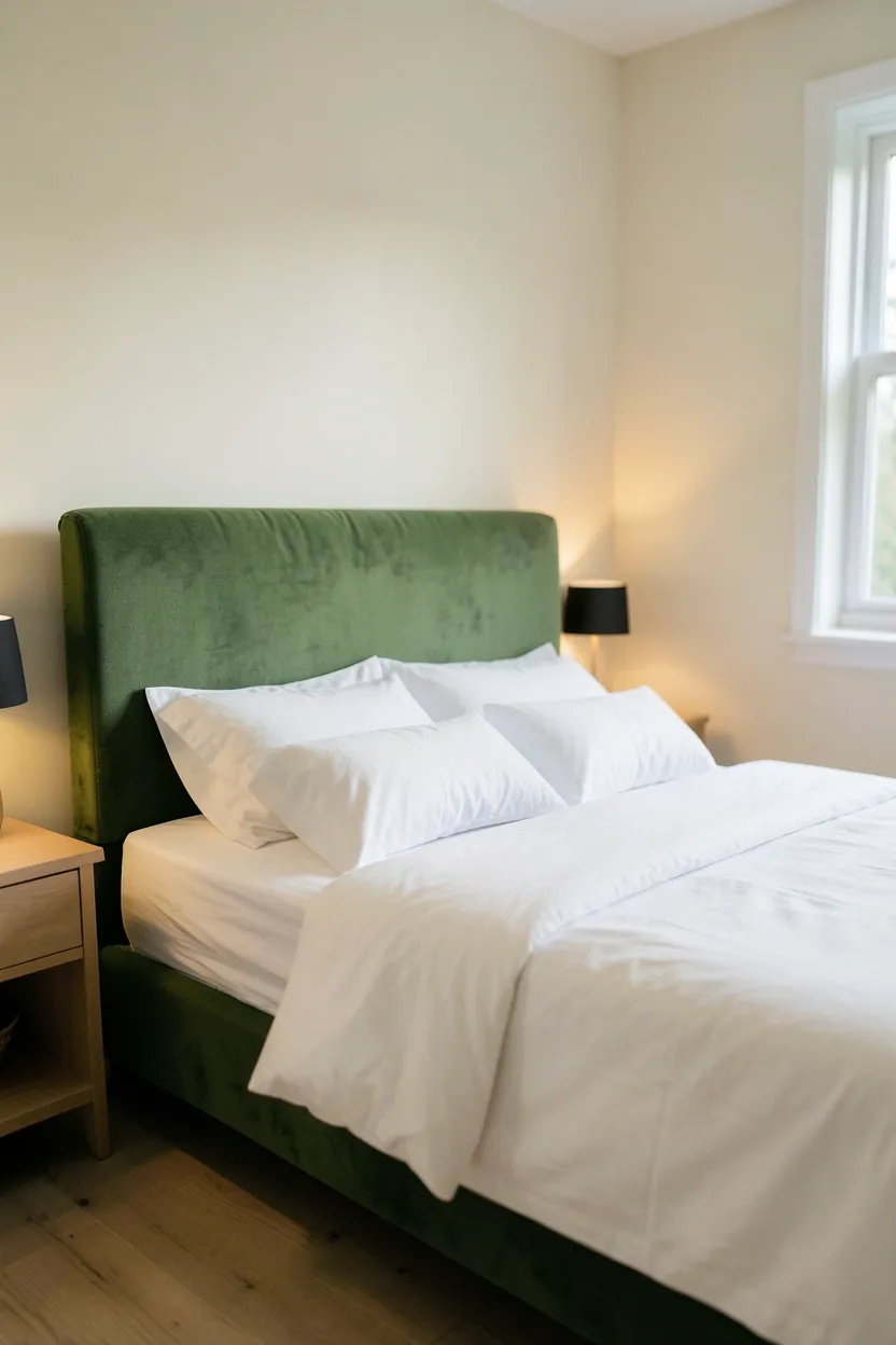 Moss Green Headboard