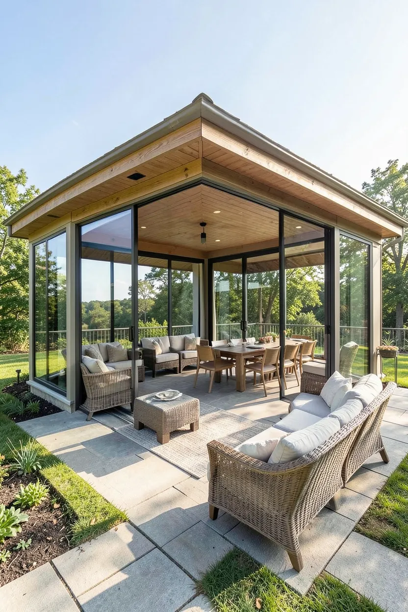 Wraparound Porch Enclosure for Year-Round Enjoyment