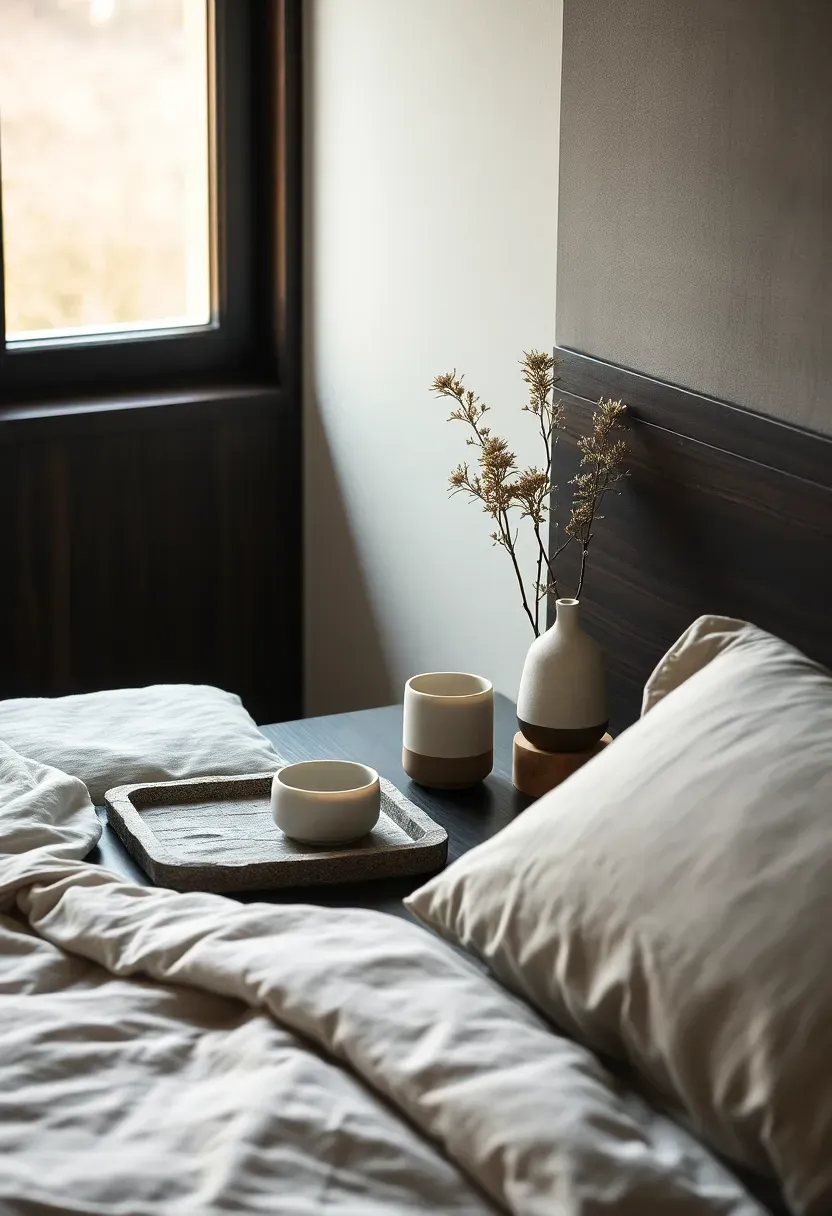 Minimal clutter styling with curated objects