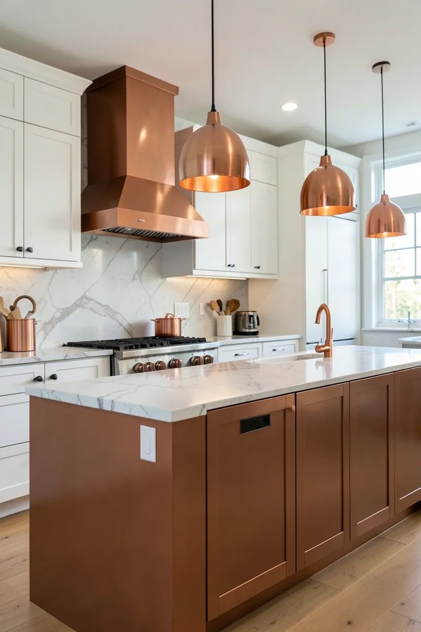 Concrete Floor Modern Kitchen