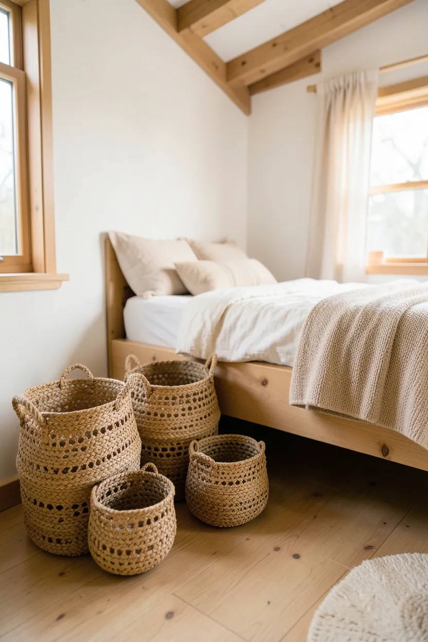 Woven Baskets for Storage and Decor
