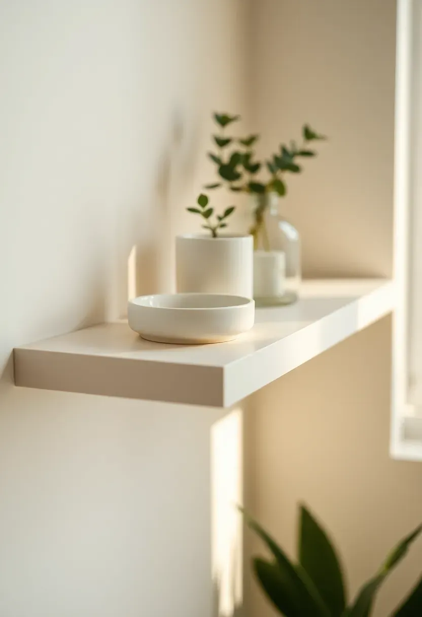 Slim adhesive shelf ledge