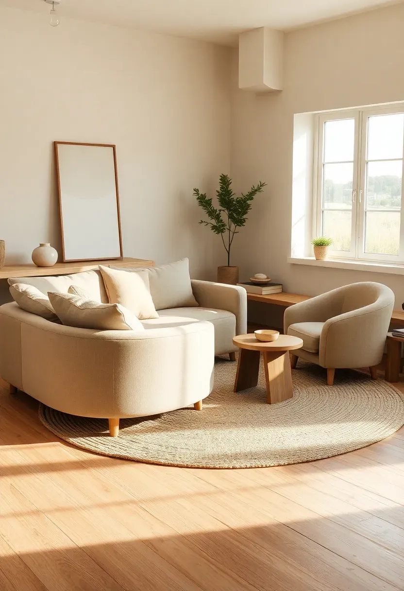 Asymmetrical Balance With Organic Shapes