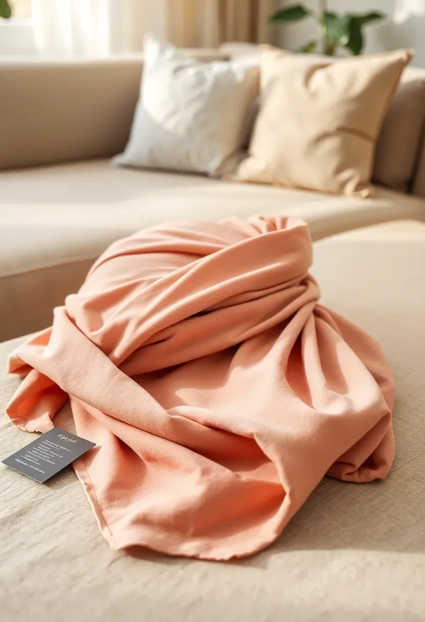 baby carrier wrap in dusty rose being modelled with a newborn