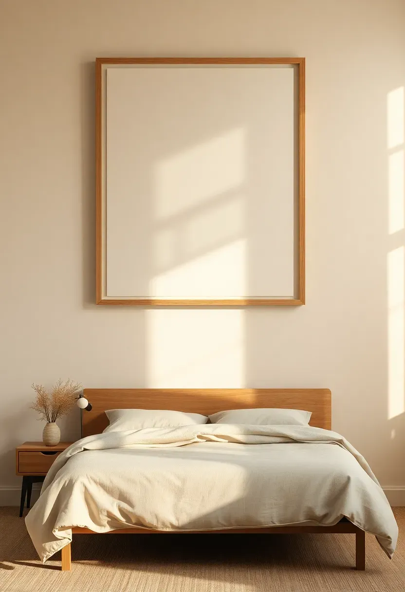 Single large art panel for a quiet focal point