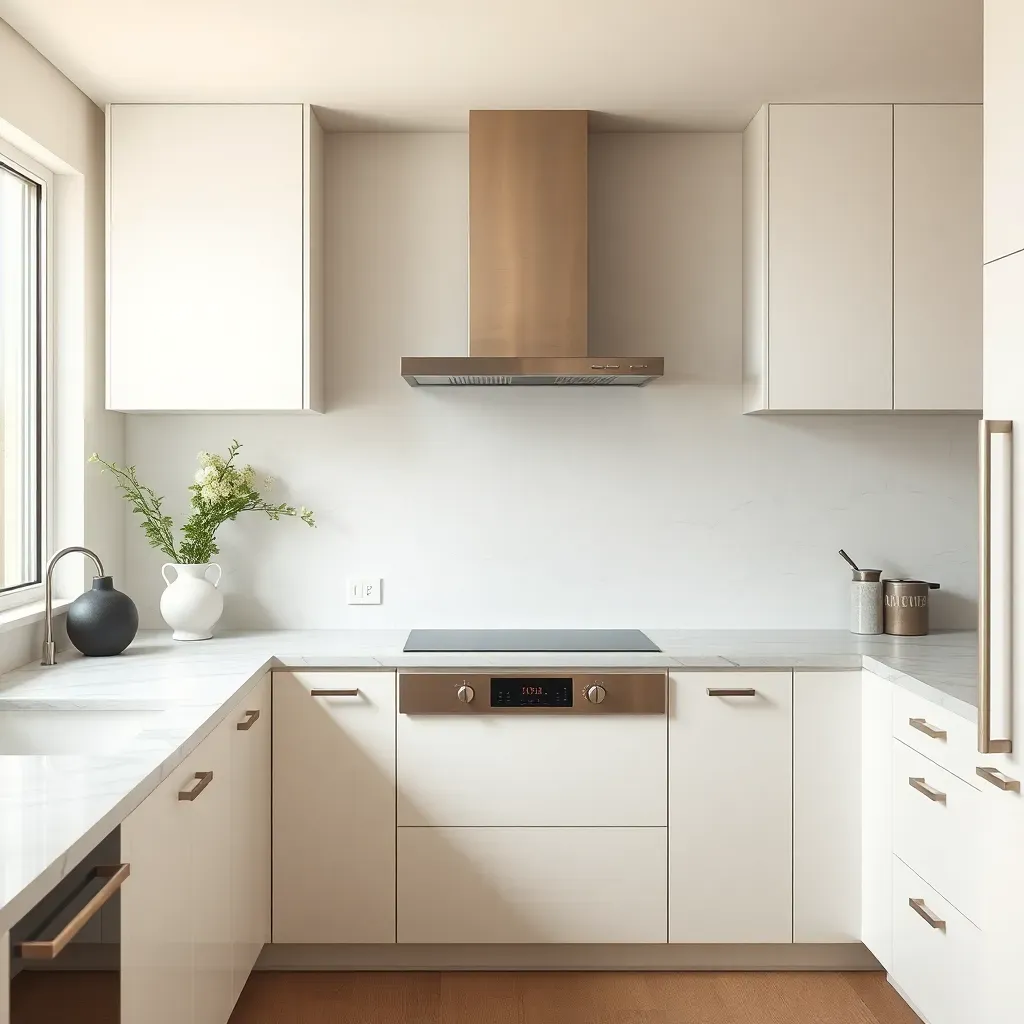 Full-height slab backsplash