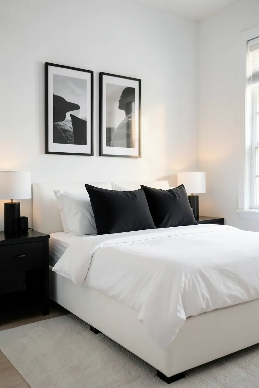 29 Black and White Bedroom Ideas for Elegant, Cozy Spaces