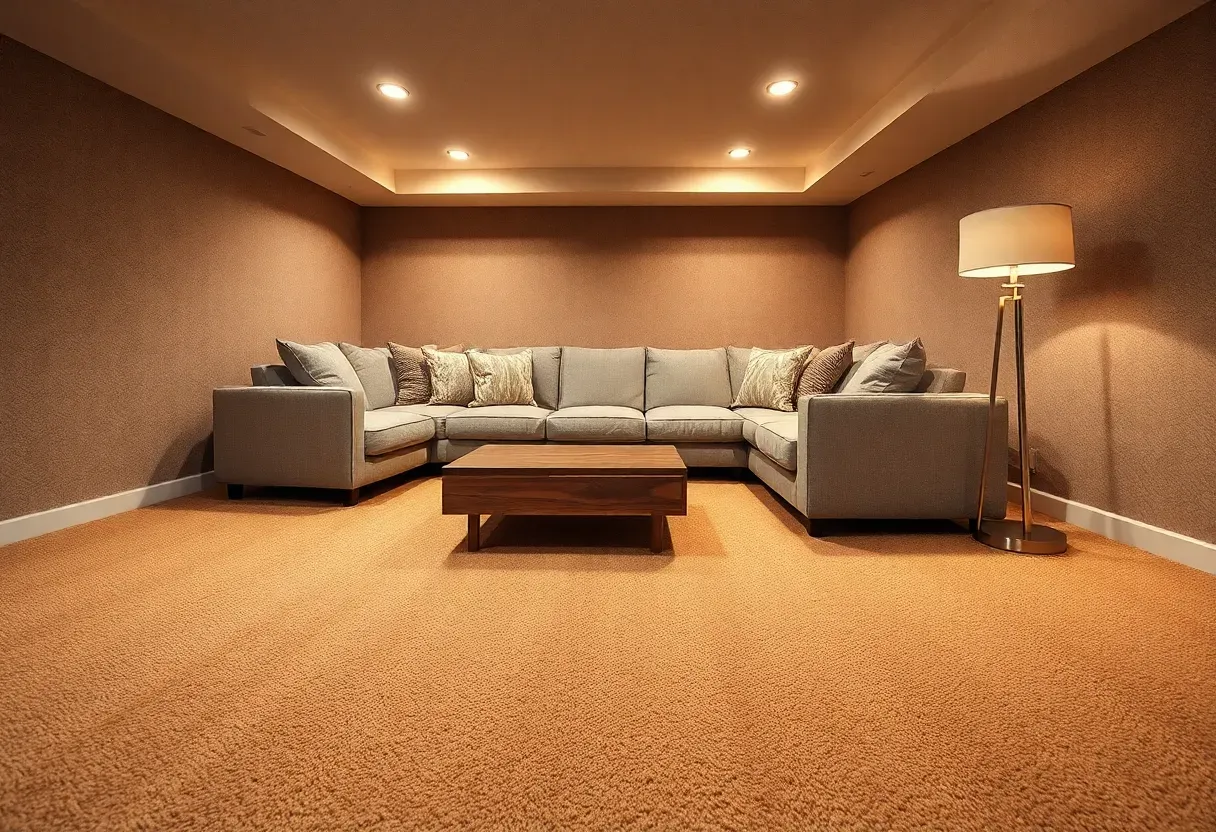 23 Basement Carpet Ideas for a Cozy Space