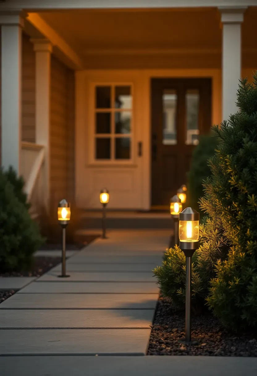 Low path stakes for guided arrival