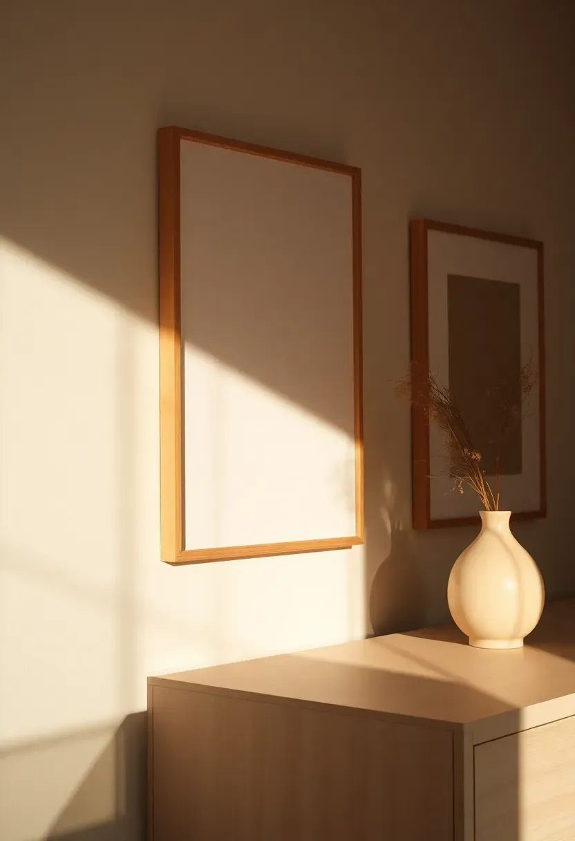 Romantic art prints in thin frames