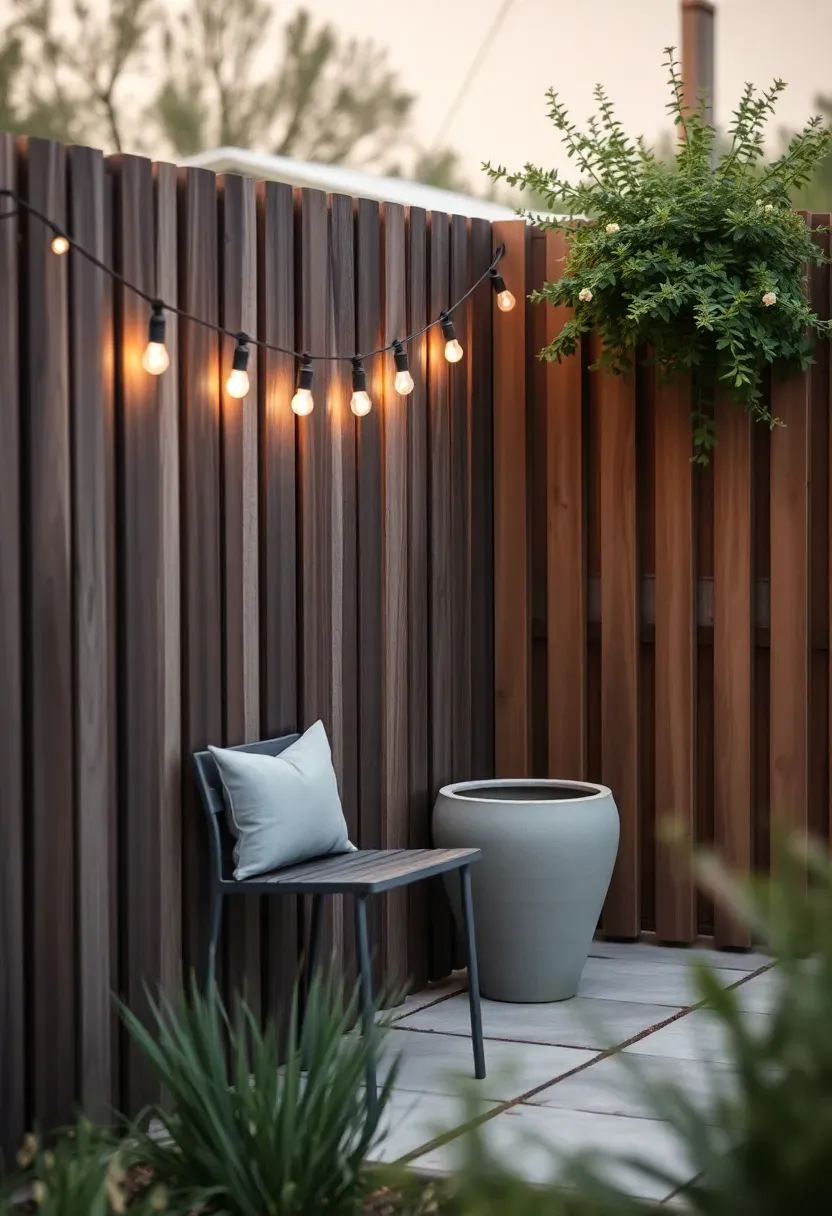 Fence line bistro string