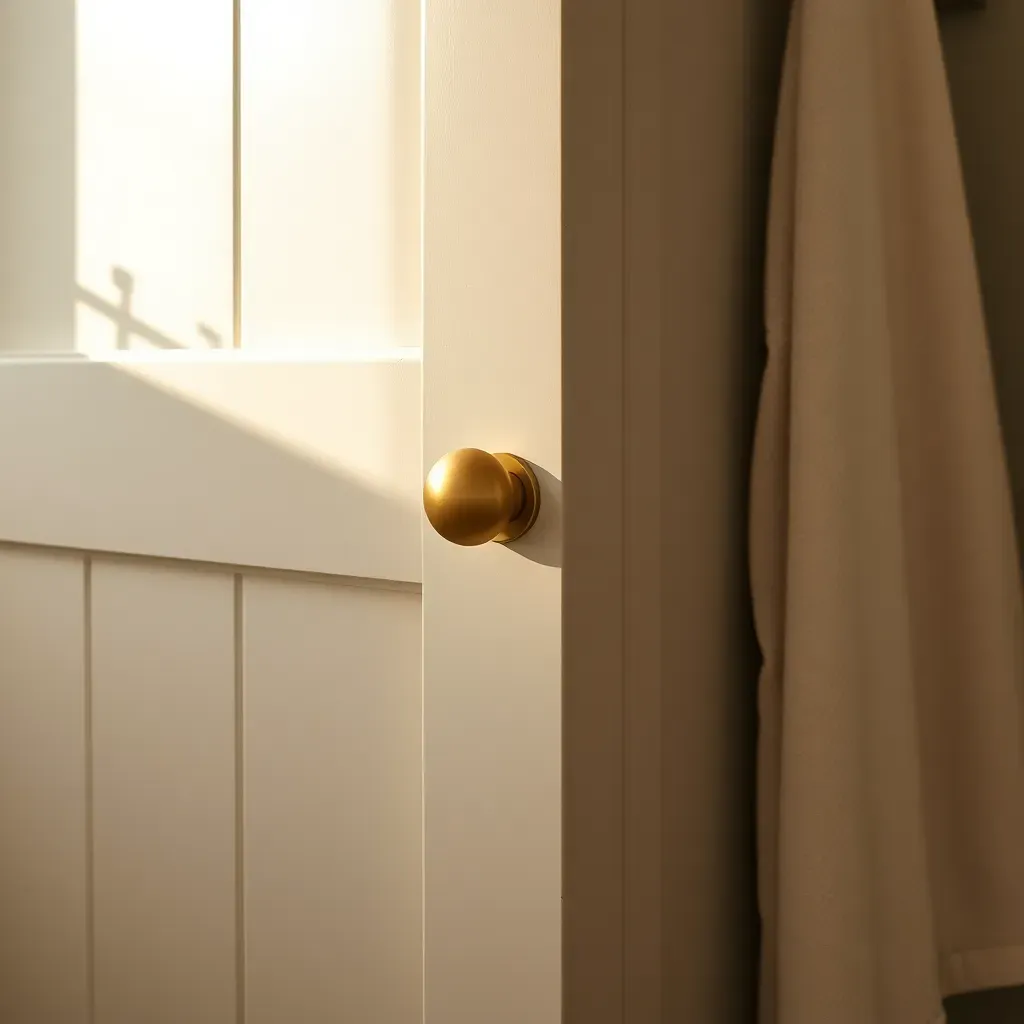 Brass hardware that feels classic