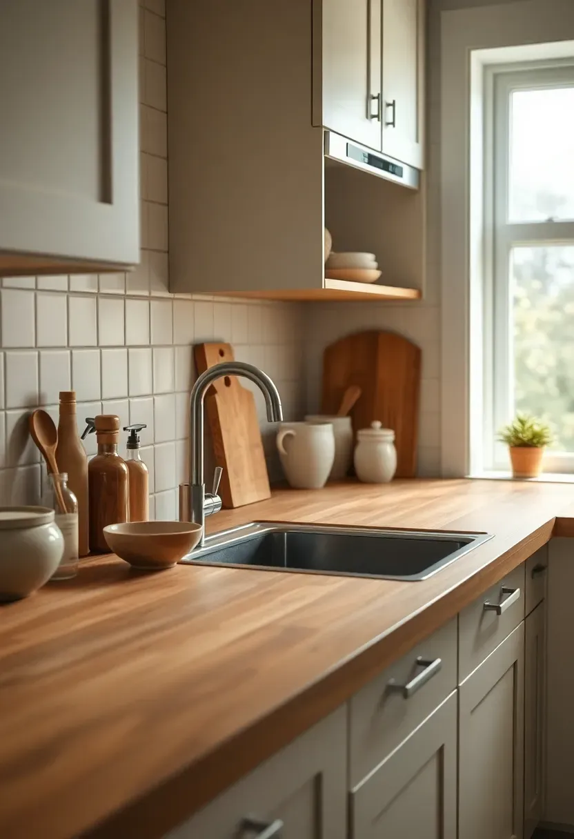 Butcher block perimeter prep run