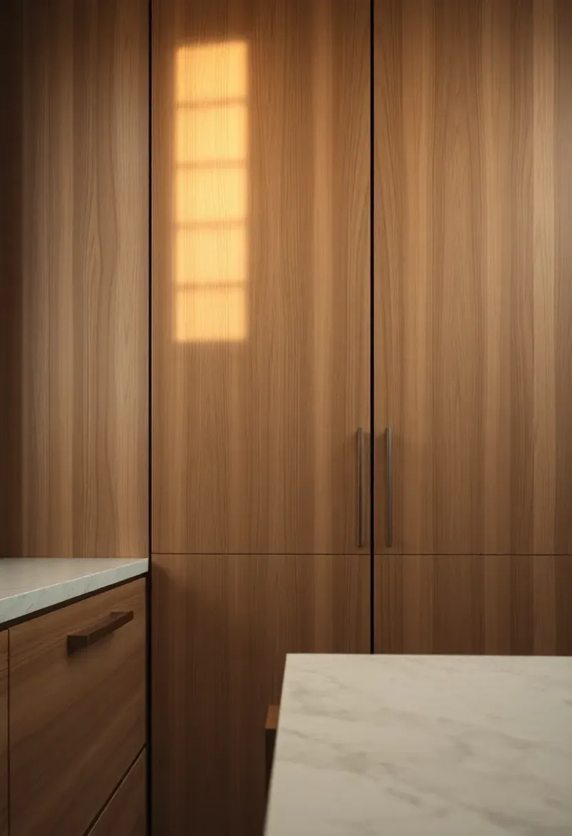 Vertical grain cabinet fronts