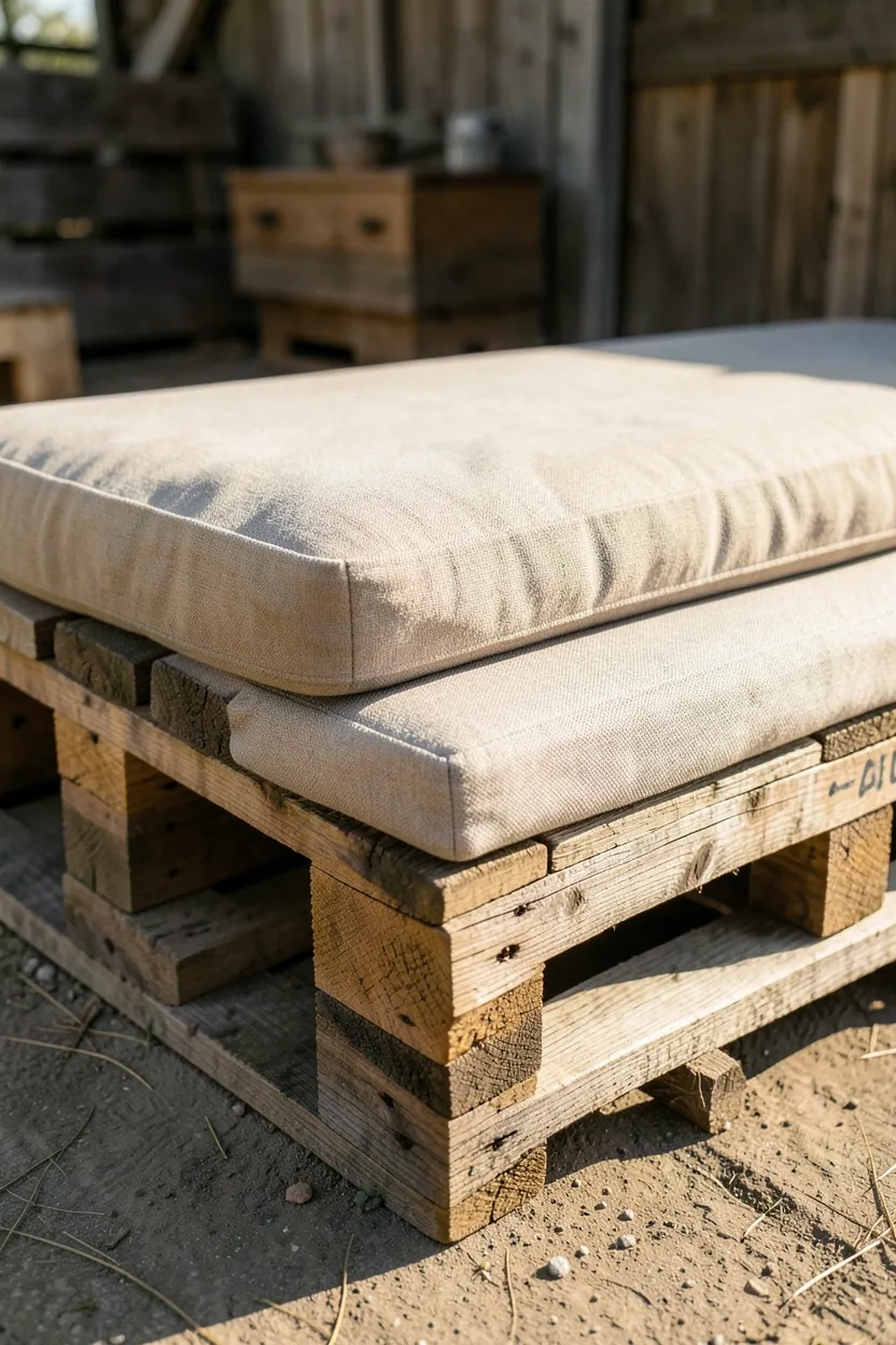 Pallet Wood Seating Bench