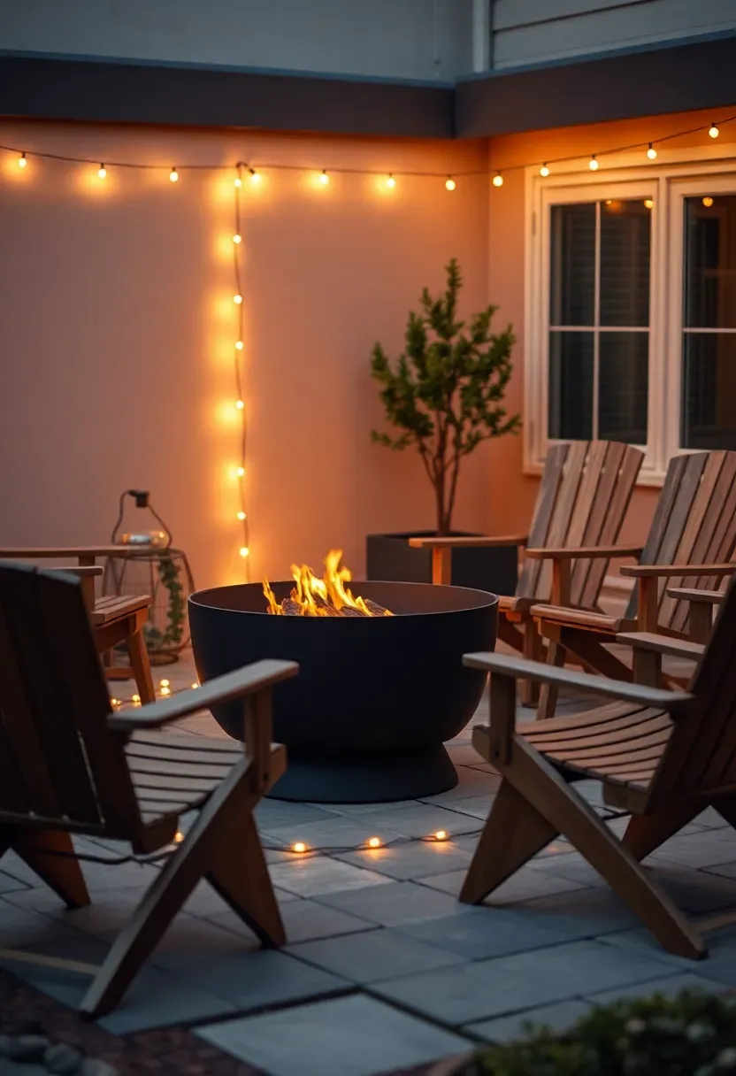 Fire pit perimeter glow ring