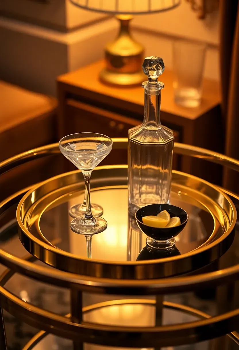 Round walnut tray styled as a kitchen coffee station with a pour-over dripper, ceramic sugar bowl, and two small espresso cups