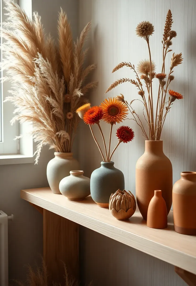 dried and preserved flower arrangement station bloom bar