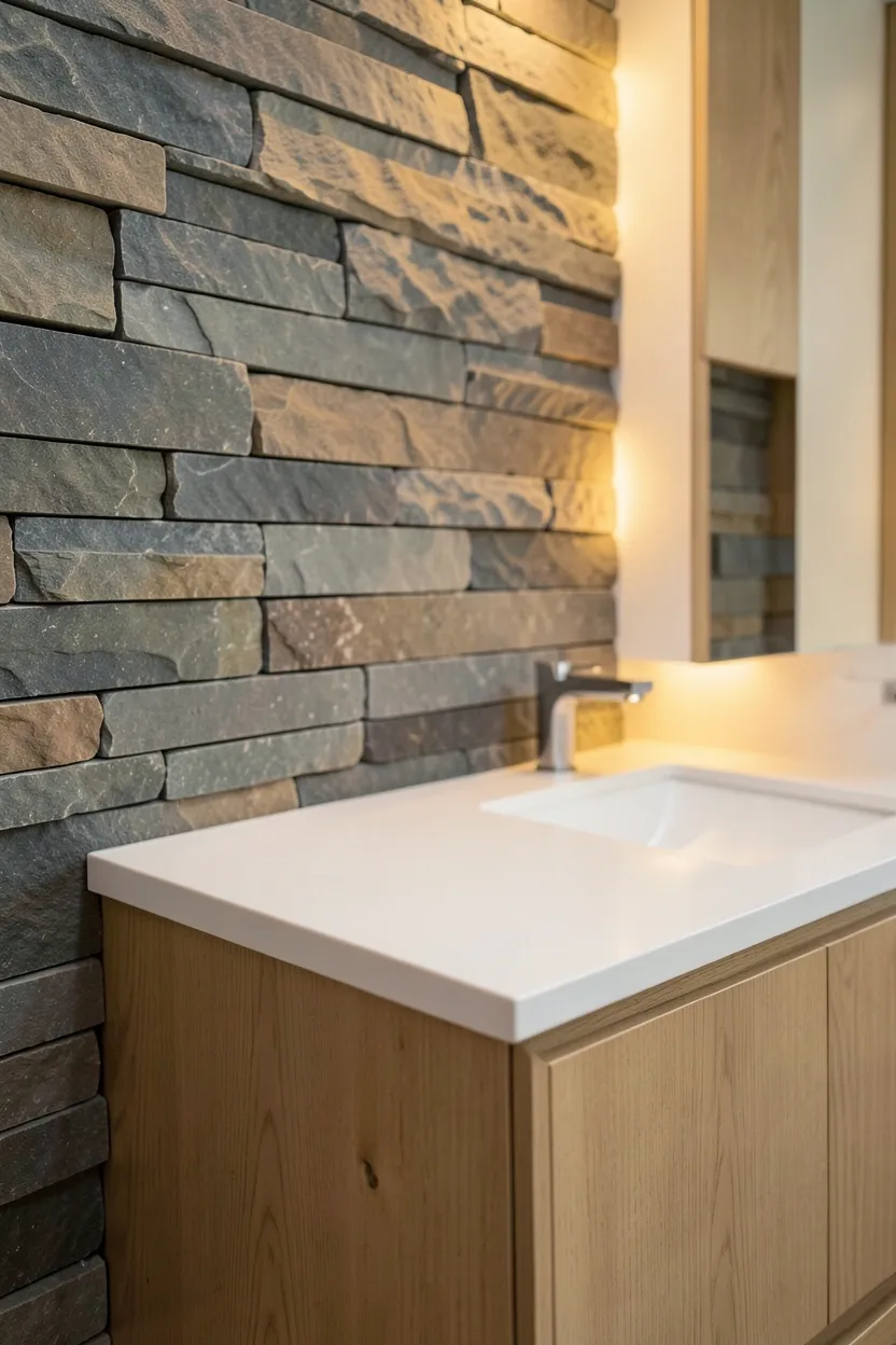 Natural Stone Accent Wall