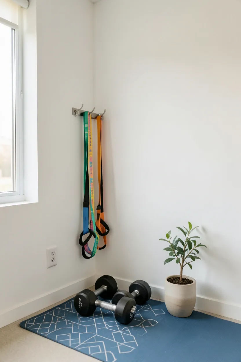 17 Minimalist Mini Gym at Home Ideas for Renters
