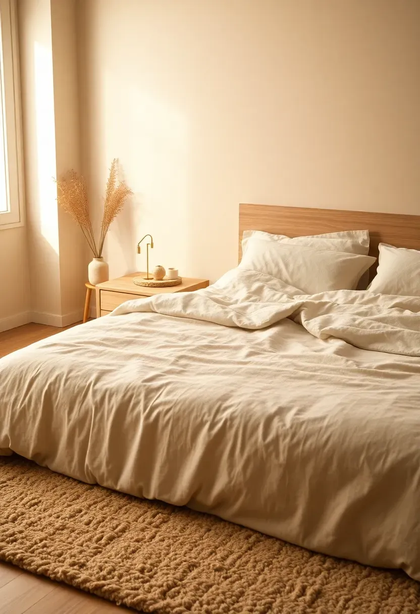 Soft wool rug layering