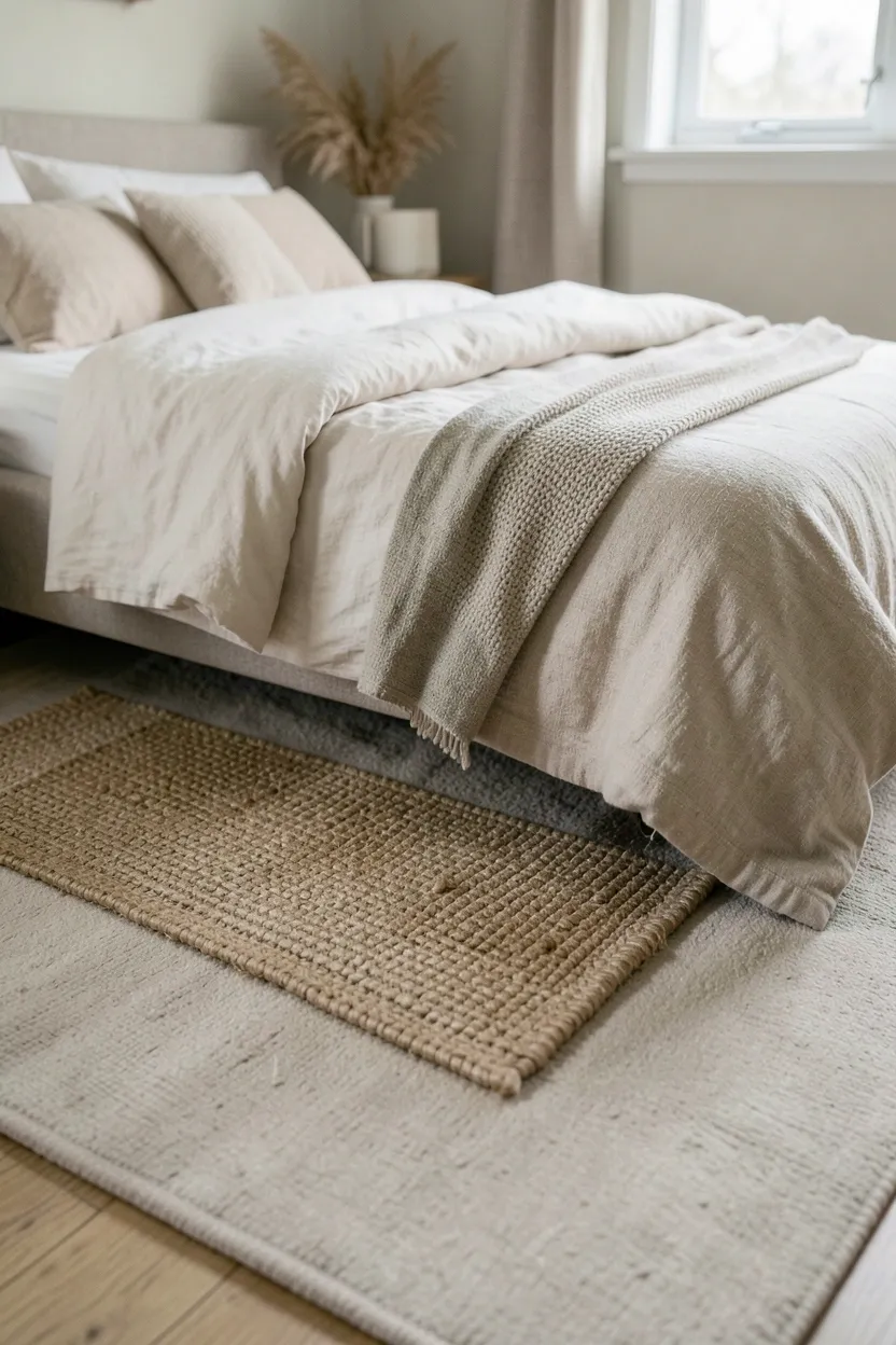 Soft Layered Rugs for Coziness