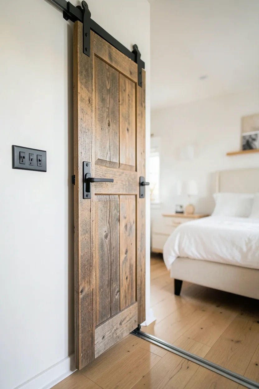 Sliding Barn Door for Space Saving