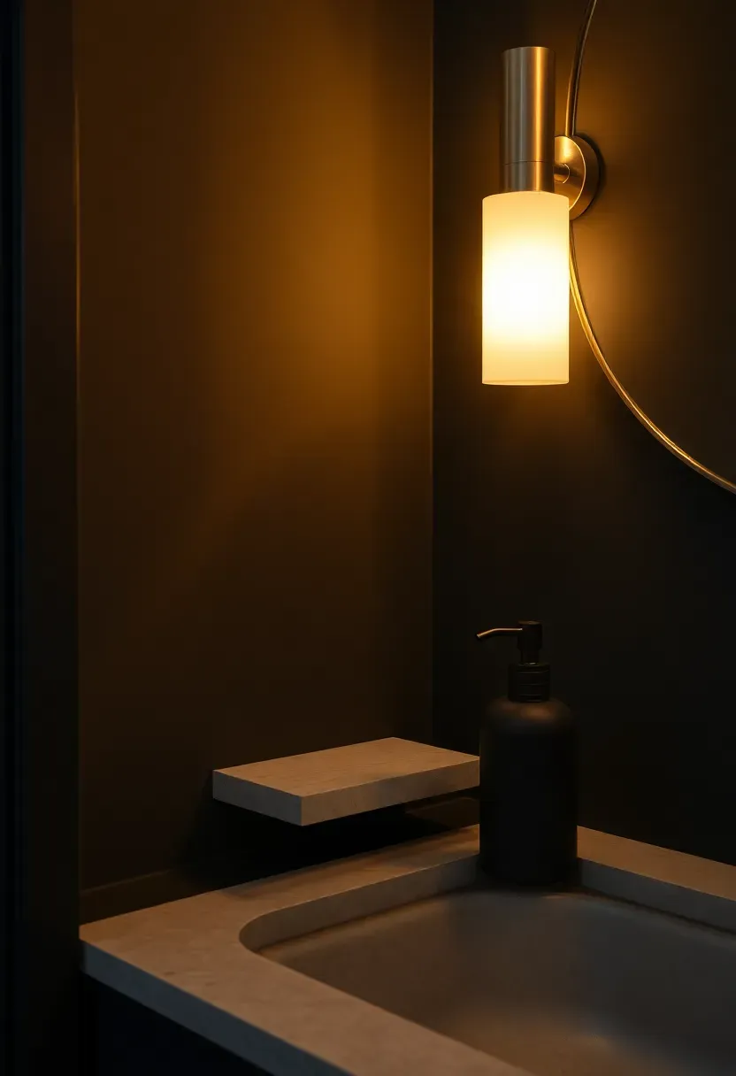 Moody charcoal with soft glow