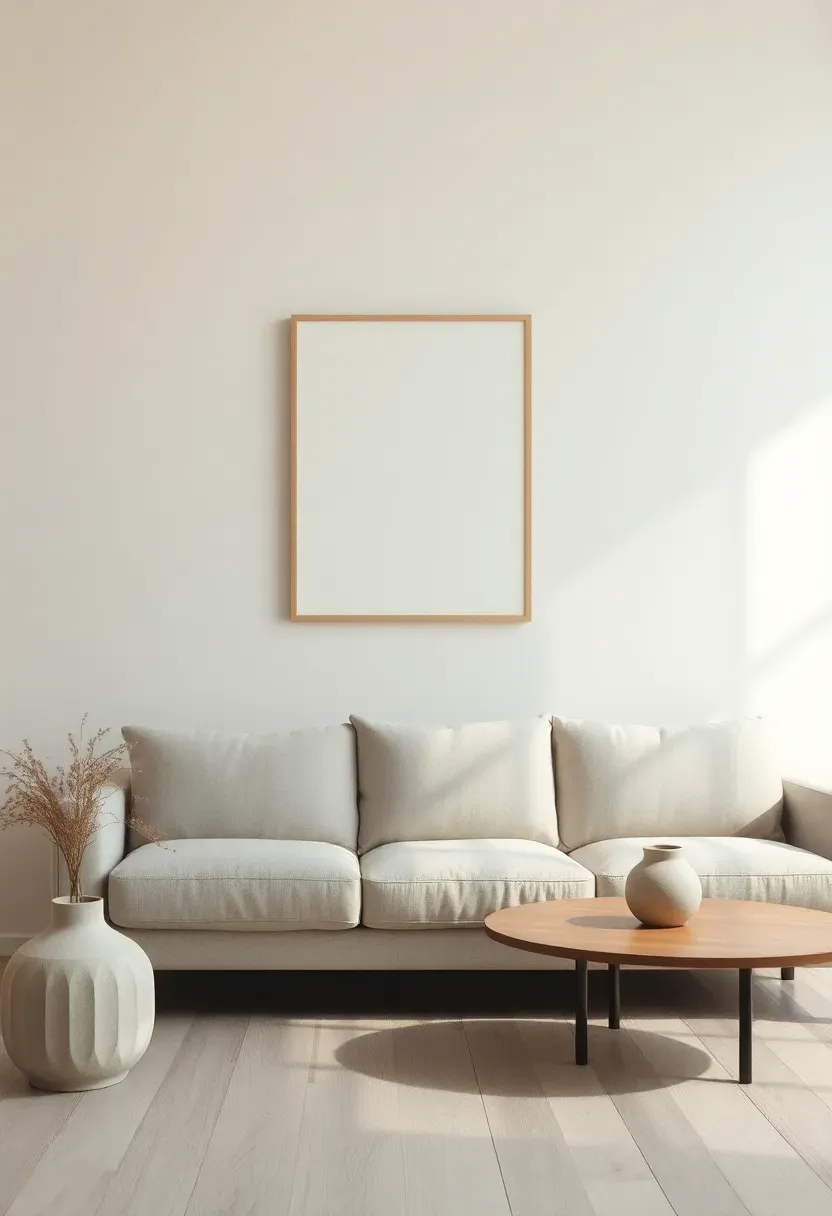 Keep Walls Simple with One Large Art