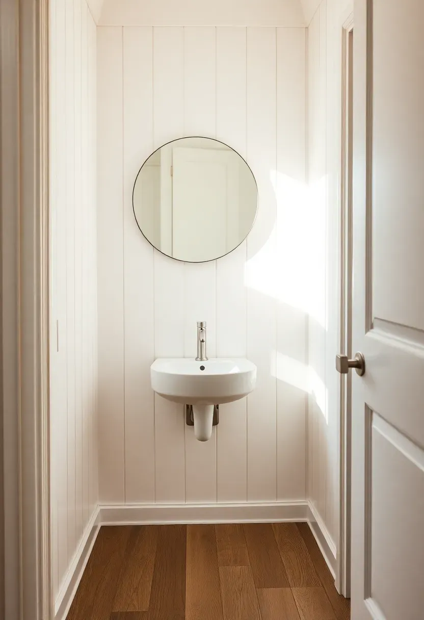 Vertical shiplap accent wall