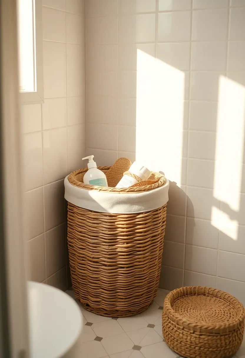 Minimalist hamper corner