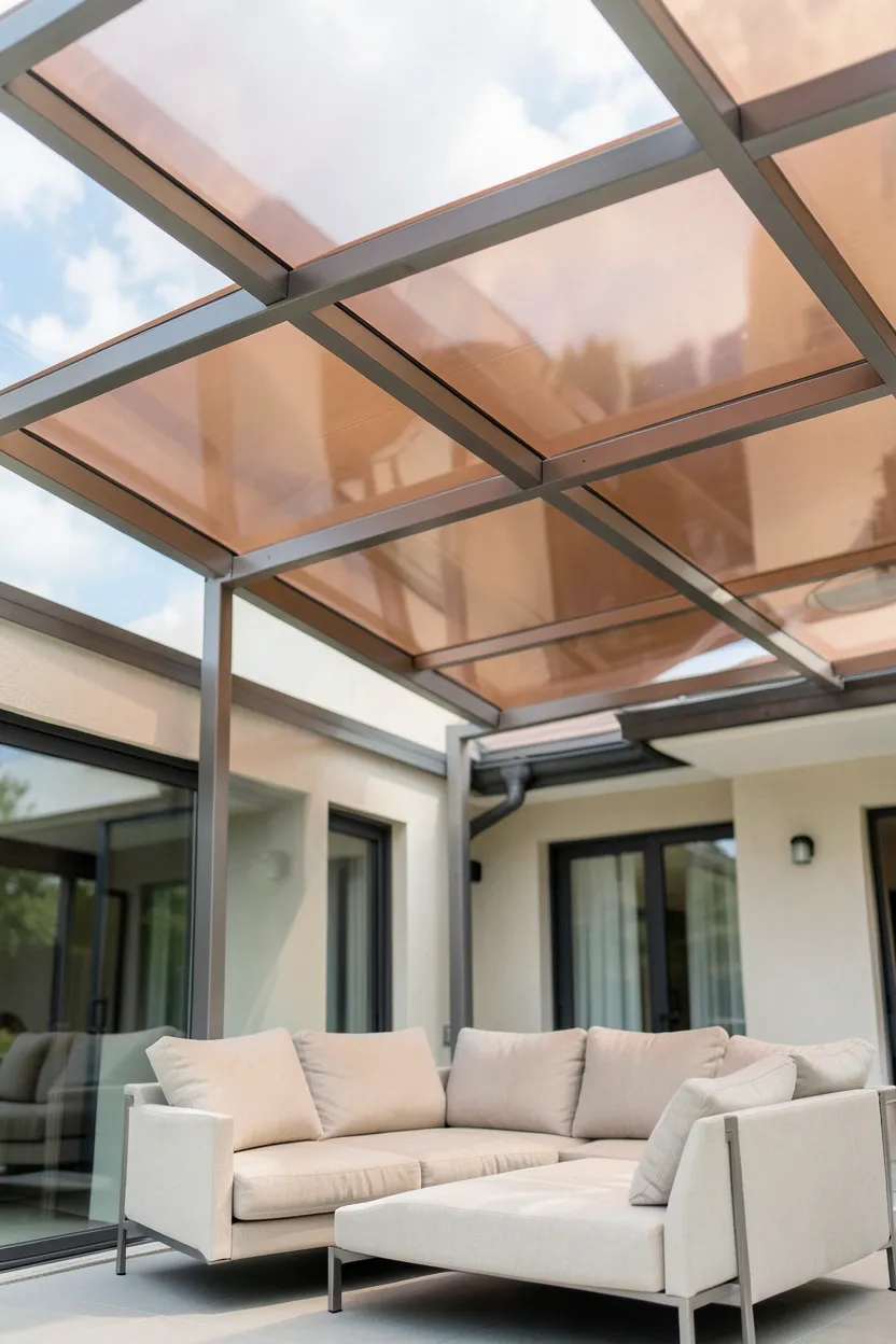 Polycarbonate Panel Roof System