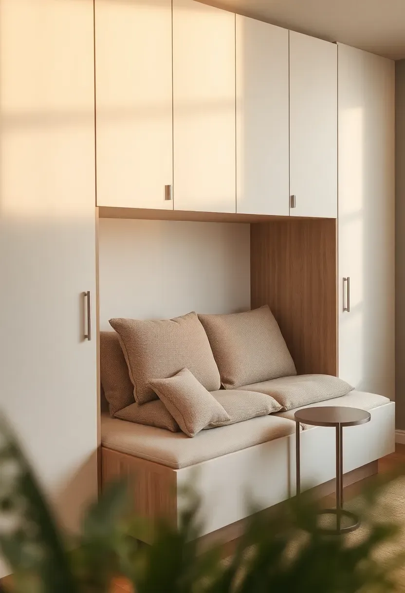 Murphy bed with daytime lounge zone